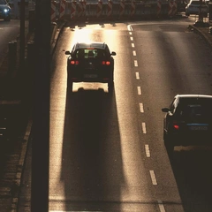 Snowfall Outside The Cafe
